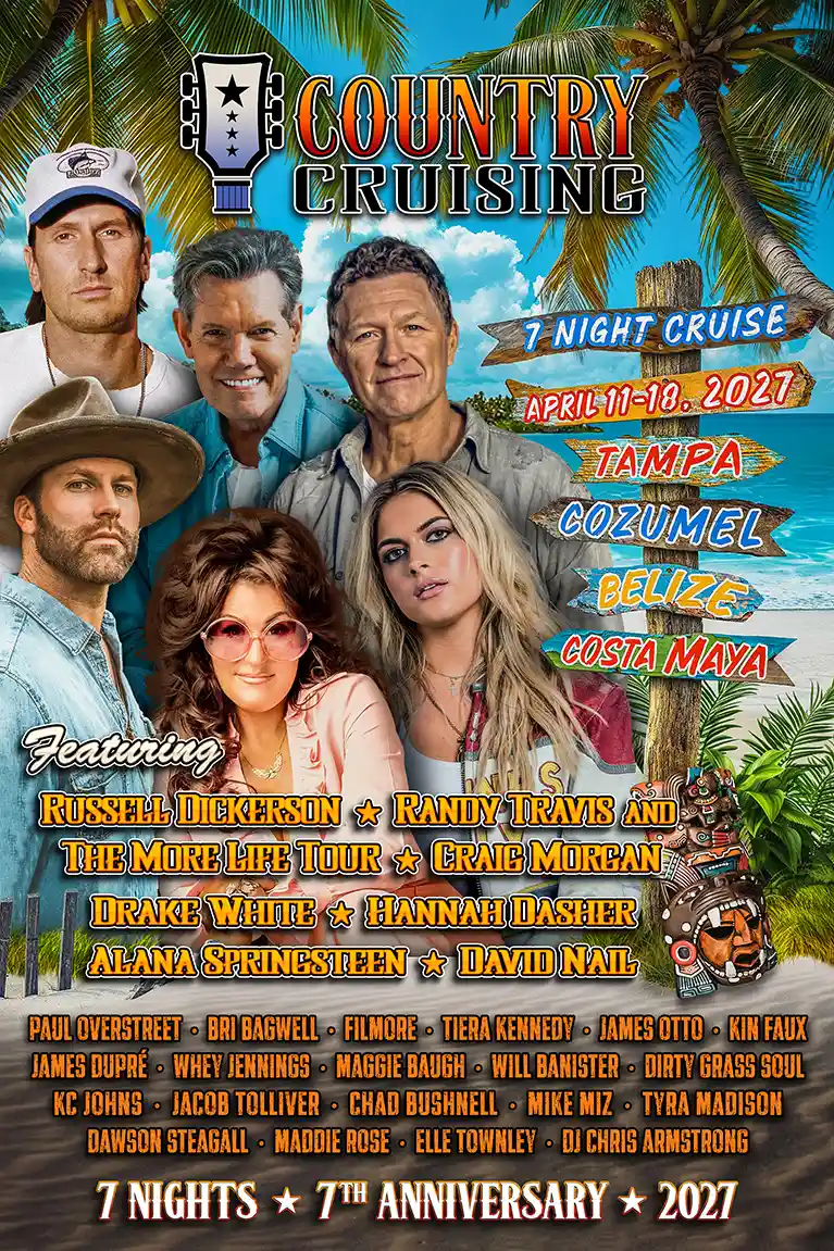 Country Cruising 2027 - The Ultimate Country Music Cruise Vacation Onboard Celebrity Summit - April 11-18, 2027
