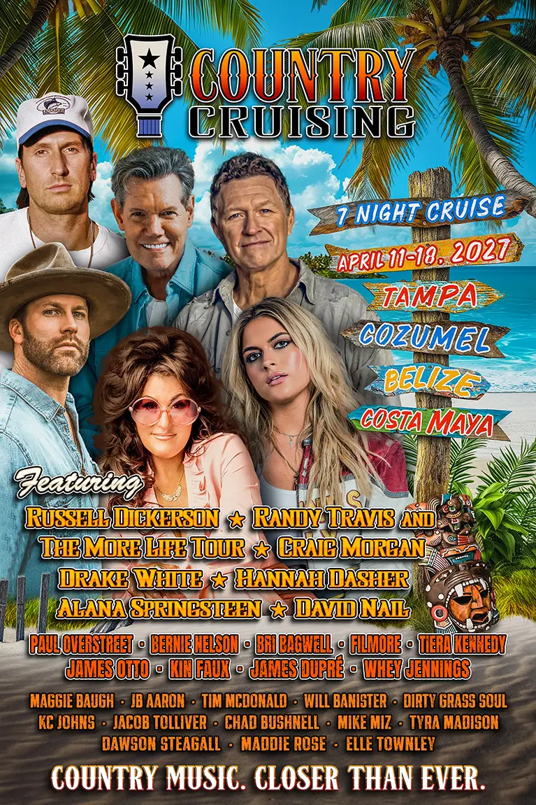 Country Cruising 2027 - The Ultimate Country Music Cruise Vacation Onboard Celebrity Summit - April 11-18, 2027
